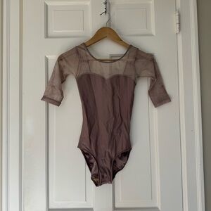 Eleve dancewear Vinzant leotard dusty rose